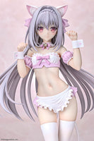 Tsuki ni Yorisou Otome no Sahou PVC Statue 1/6 Luna Sakurakouji Cat Maid Sakura Color Ver. 26 cm