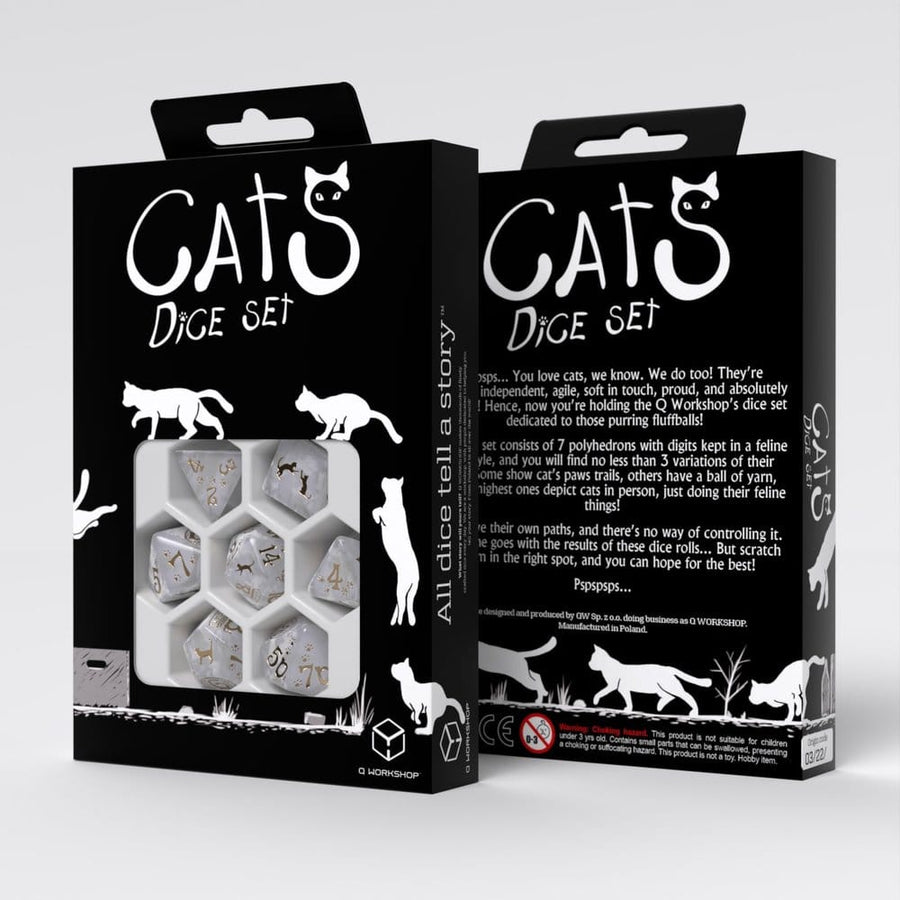 CATS Dice Set of 7 Purrl