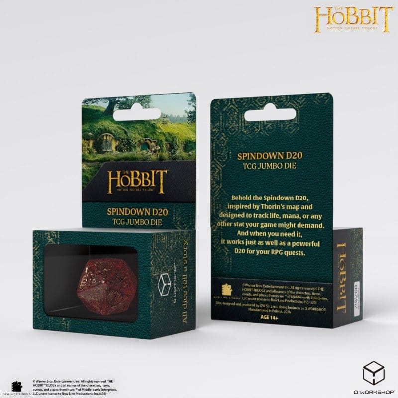 The Hobbit Spindown Jumbo Die Ember TCG D20