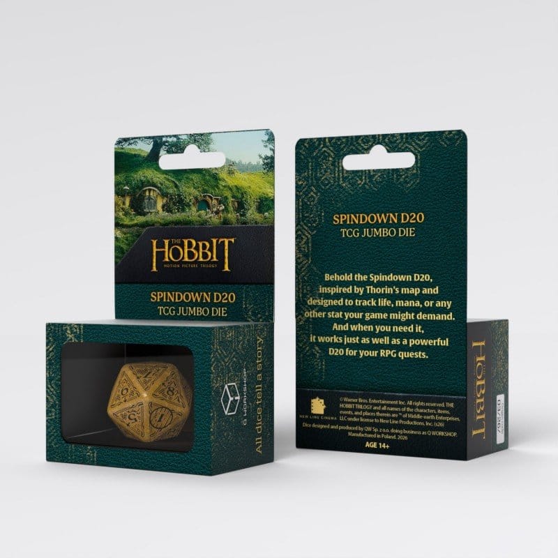 The Hobbit Spindown Jumbo Die Solaris TCG D20