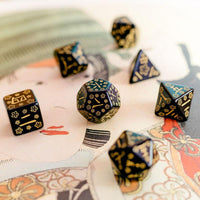 Japanese Dice Set Deep Night Firefly (7)