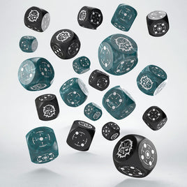 Crosshairs Compact D6 Dice Set Stormy&Black (20)