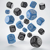 Fortress Compact D6 Dice Set Black&Blue (20)