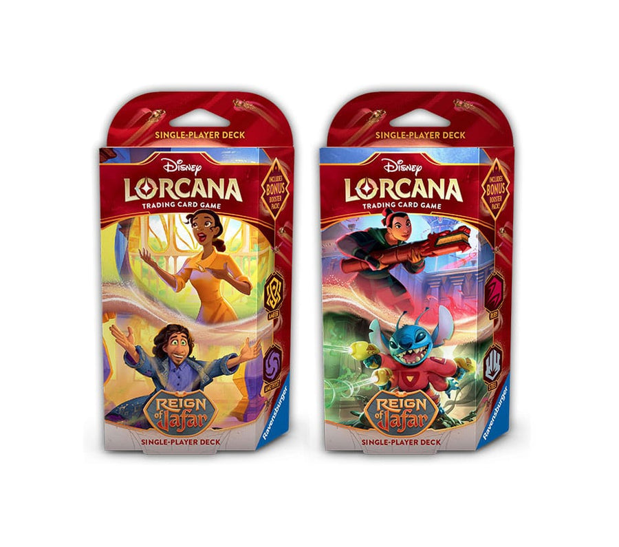Disney Lorcana TCG Reign of Jafar Starter Decks Display (8) *English Edition*