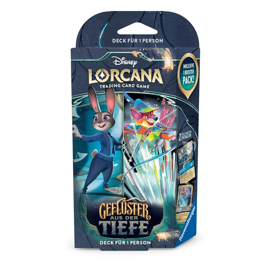 Disney Lorcana TCG Geflüster aus der Tiefe Starter Decks Display (8) *German Edition*