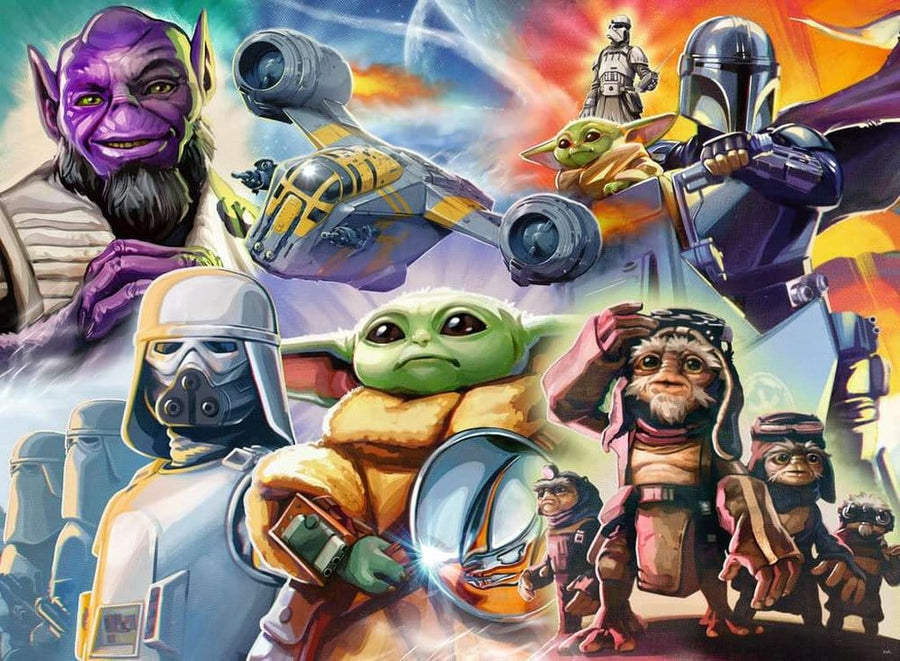 The Mandalorian and Grogu Jigsaw Puzzle (500 Pieces)