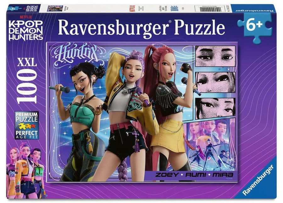 KPop Demon Hunters Children's Jigsaw Puzzle Happy fans, happy Honmoon! (100 Pieces XXL)