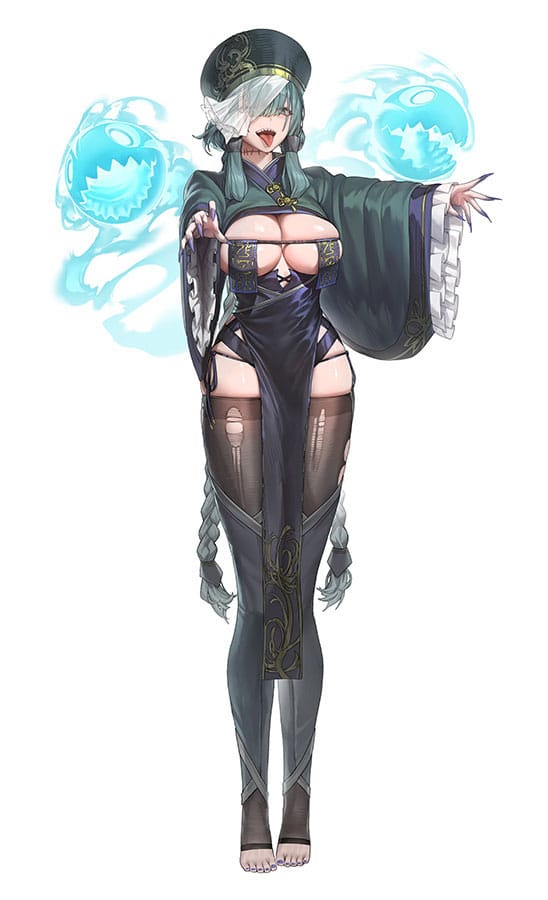 Original Character Statue 1/6 Hopping Vampire Clothed Only Ver. 34 cm