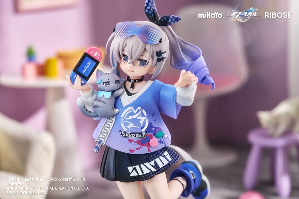 Honkai: Star Rail Rise Up Little Cat Series PVC Statue Silver Wolf Ver. 19 cm