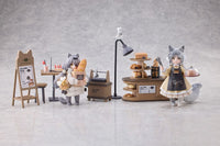 Decorated Life Collection PVC Statue Tea Time Cats - Cat Town Bakery Staff & Customer Set 12 cm