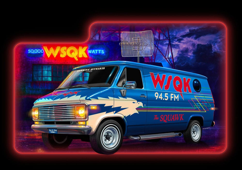 Stranger Things Model Kit 1/25 Squawk Van 21 cm
