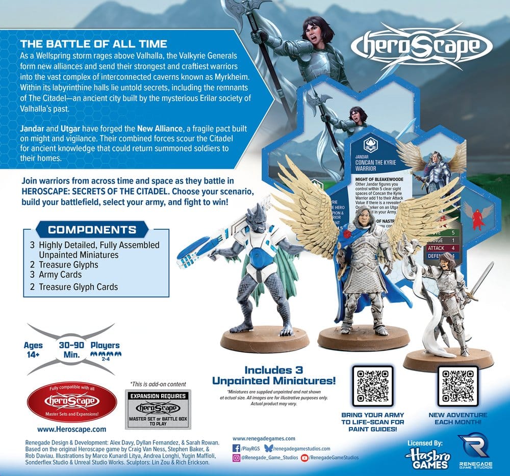 Heroscape Army Expansion Paragons of the New Alliance *English Version*