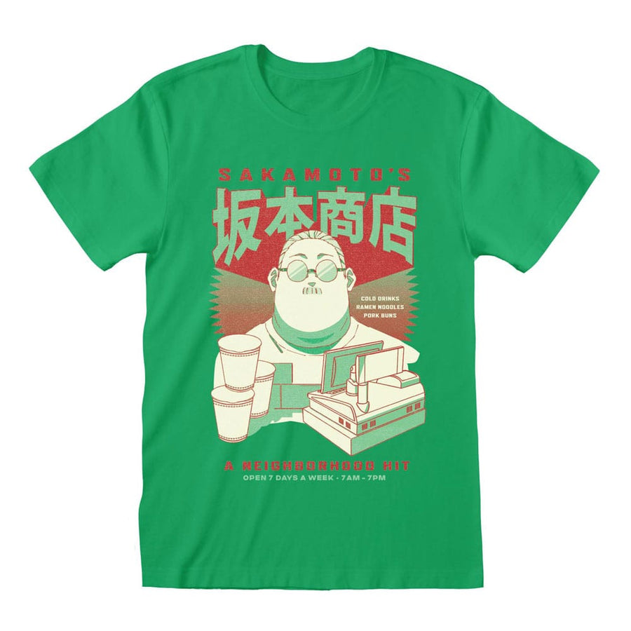 Sakamoto Days T-Shirt Greens Size XL