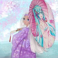 Hatsune Miku Paper-Parasol Miku