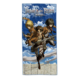 Attack on Titan Towel Eren, Mikasa & Armin 150 x 75 cm