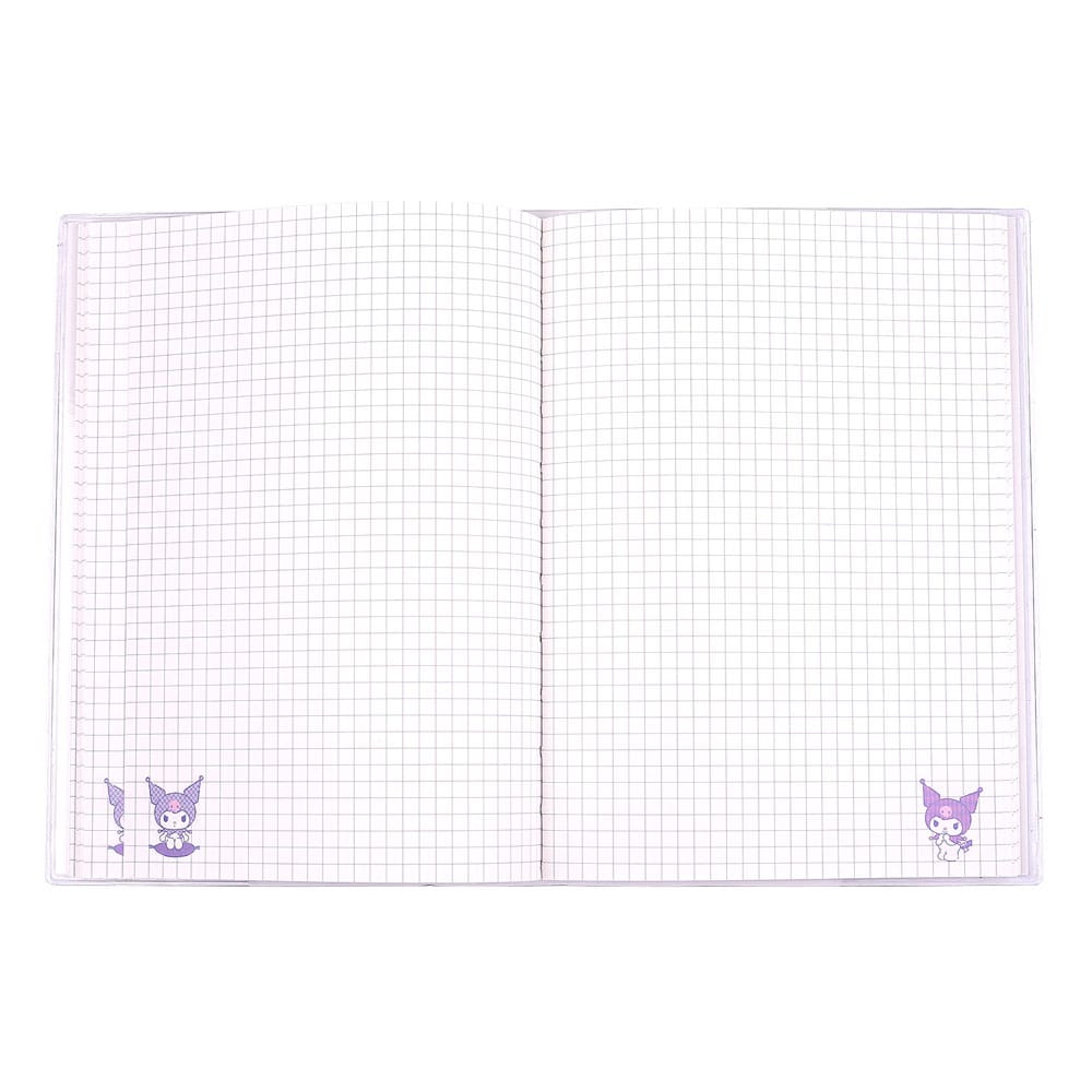 Sanrio Notebook Kuromi Japanese Holographic Checkered