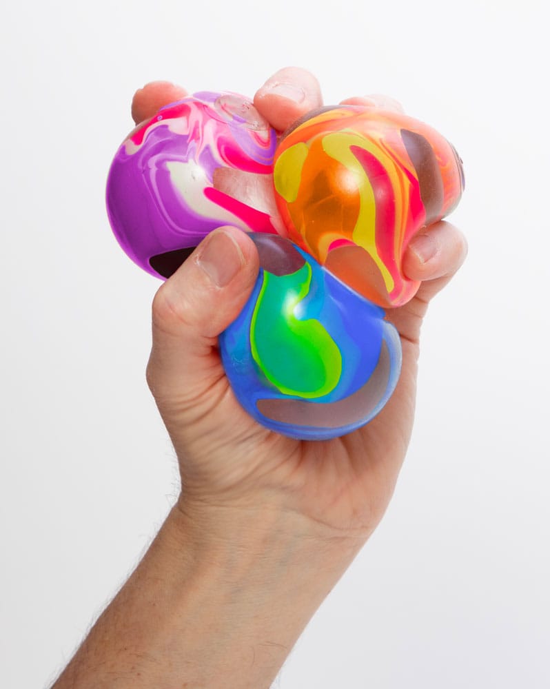 NeeDoh Squeeze Figures Marbleez Ball 7 cm Display (12)