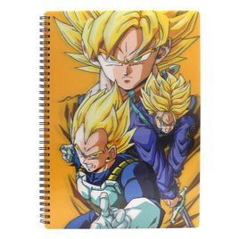 Dragon Ball Notebook with 3D-Effect Saiyans