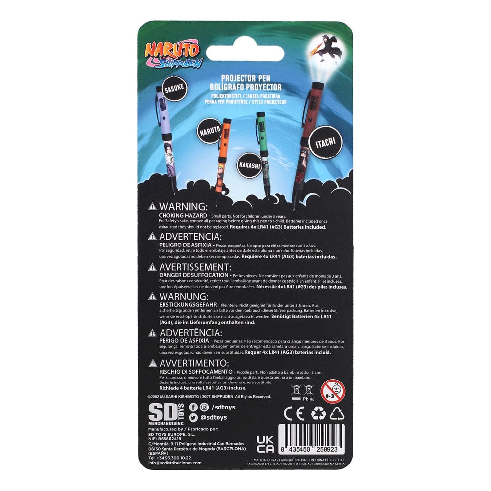 Naruto Shippuden Pen with Light Projector Itachi