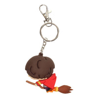 Harry Potter Rubber Keychain Harry Potter & Broomstick 7 cm