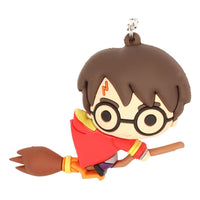 Harry Potter Rubber Keychain Harry Potter & Broomstick 7 cm