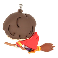 Harry Potter Rubber Keychain Harry Potter & Broomstick 7 cm