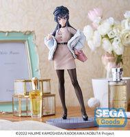 Rascal Does Not Dream of a Bunny Girl Senpai Luminasta PVC Statue Mai Sakurajima Casual Clothes Ver. 21 cm