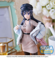 Rascal Does Not Dream of a Bunny Girl Senpai Luminasta PVC Statue Mai Sakurajima Casual Clothes Ver. 21 cm