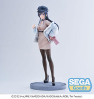 Rascal Does Not Dream of a Bunny Girl Senpai Luminasta PVC Statue Mai Sakurajima Casual Clothes Ver. 21 cm