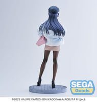 Rascal Does Not Dream of a Bunny Girl Senpai Luminasta PVC Statue Mai Sakurajima Casual Clothes Ver. 21 cm