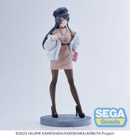 Rascal Does Not Dream of a Bunny Girl Senpai Luminasta PVC Statue Mai Sakurajima Casual Clothes Ver. 21 cm