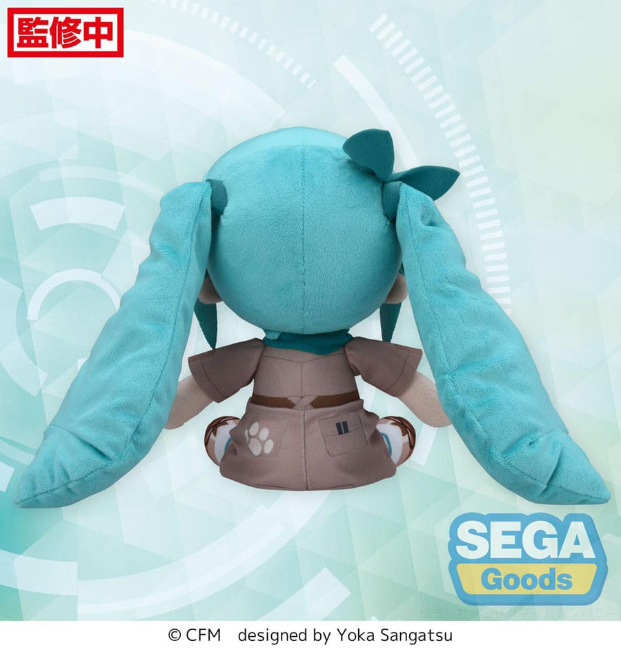 Hatsune Miku - Fuwa Petit Plush Figure Hatsune Miku Going Out Series Zoo Ver.