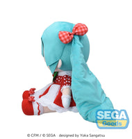 Character Vocal Series 01: Hatsune Miku Fuwa Petit Plush Figure Hatsune Miku x Love and Berry Dress Up and Dance! Lovely Strawberry 40 cm