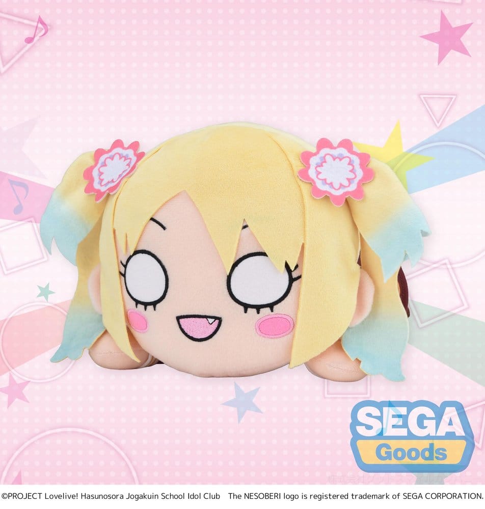 Love Live! Nesoberi (Lay-Down) Plush Figure Osawa Rurino - Winter Uniform (M) 16 cm