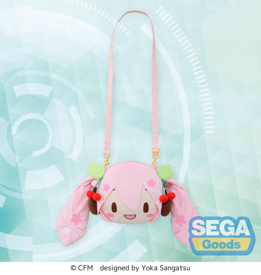 Character Vocal Series 01: Hatsune Miku fuwa petit Shoulder Bag Sakura Miku Face (M)