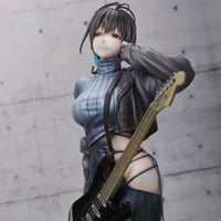 Juroku Illustration PVC Statue Guitar Meimei Backless Dress 26 cm