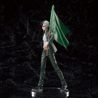 Wind Breaker Statue PVC Sakura Haruka Limited Edition with Bowfurylin School Flag 18 cm