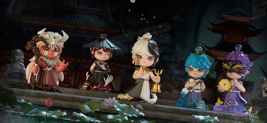 Original Character Trading Figures Huozai Wusheng Group Portrait Series 8 cm Assortment (6)