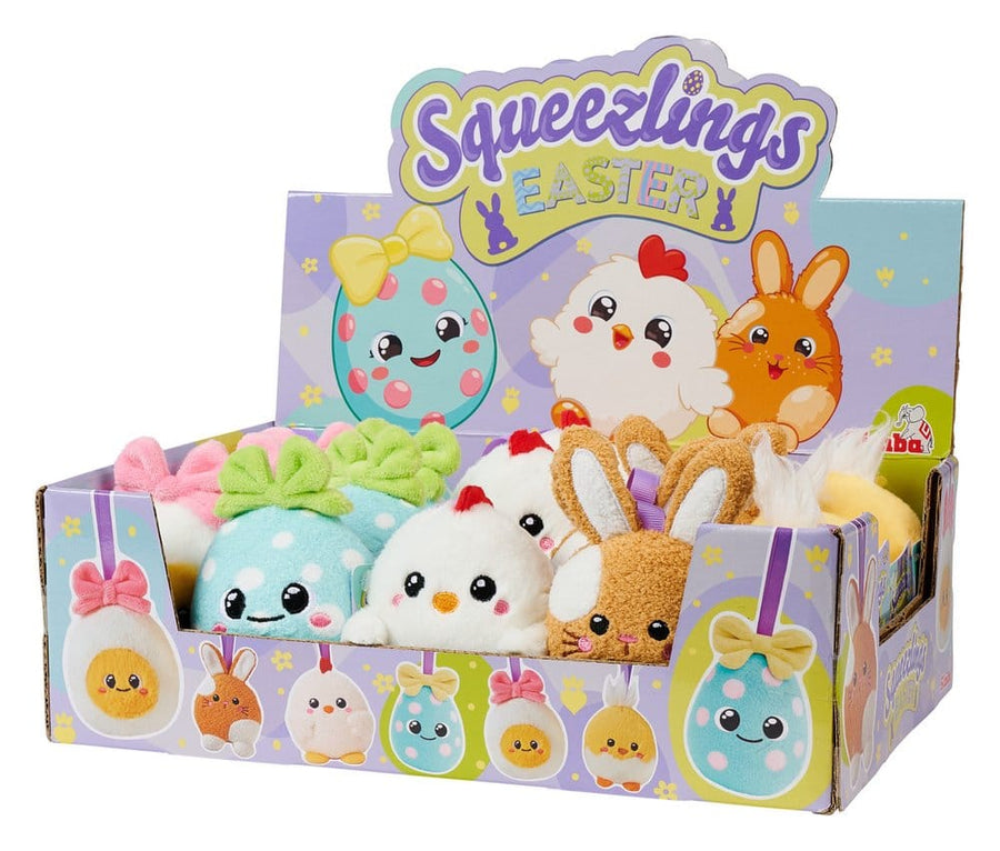 Squeezlings Plush Figure 5-Pack Display (20)
