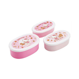 Hello Kitty - Set of 3 Lunch Box - Sweety pink