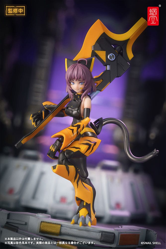 Original Character Action Figure Kit 1/12 TIGER-05 Kamatora 16 cm
