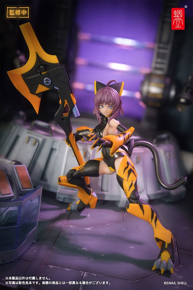 Original Character Action Figure Kit 1/12 TIGER-05 Kamatora 16 cm