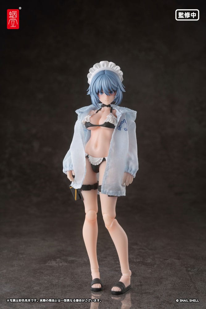 Original Character Action Figure Kit 1/12 RA-04 Kitsunebi Senki Honoka Swimsuit Ver. 15 cm