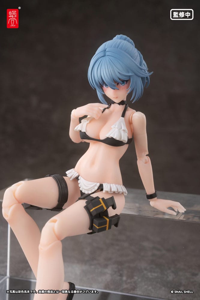 Original Character Action Figure Kit 1/12 RA-04 Kitsunebi Senki Honoka Swimsuit Ver. 15 cm