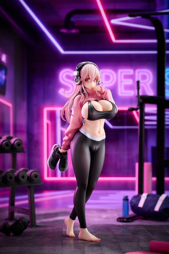 Super Sonico PVC Figure 1/6 Exercise Ver. 27 cm