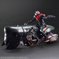 Final Fantasy VII Remake - Play Arts Kai Action Figure & Vehicle - Shinra Elite Security Officer & Bike