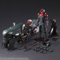 Final Fantasy VII Remake - Play Arts Kai Action Figure & Vehicle - Shinra Elite Security Officer & Bike