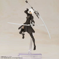 NieR Automata Action Figures Plastic Model Kit 2B & 9S 7 cm