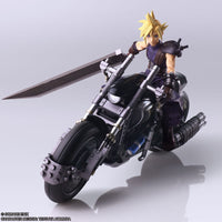 Final Fantasy VII - Bring Arts Action Figure and vehicle - Cloud Strife & Hardy-Daytona