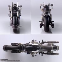 Final Fantasy VII - Bring Arts Action Figure and vehicle - Cloud Strife & Hardy-Daytona